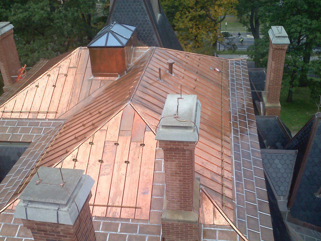 copper roof